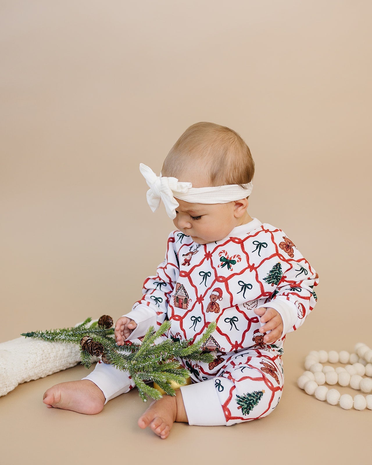 jogger set // christmas bear