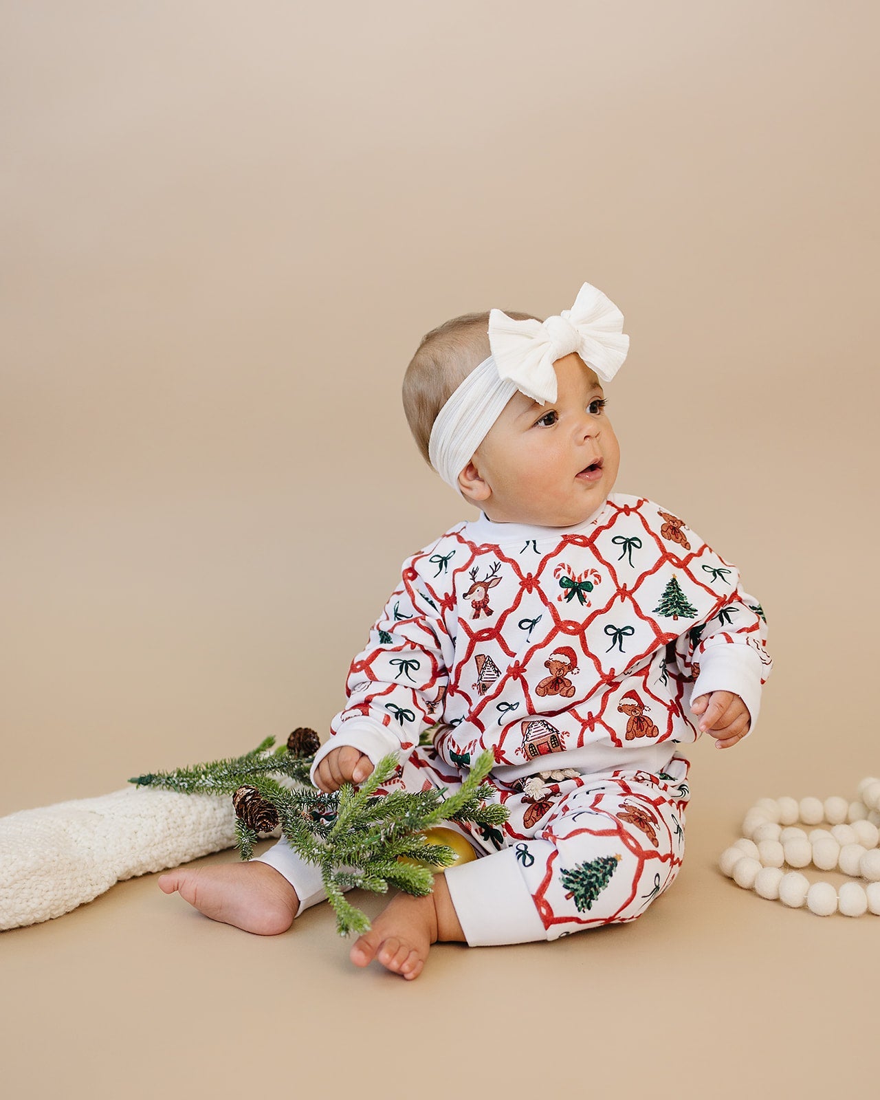 jogger set // christmas bear