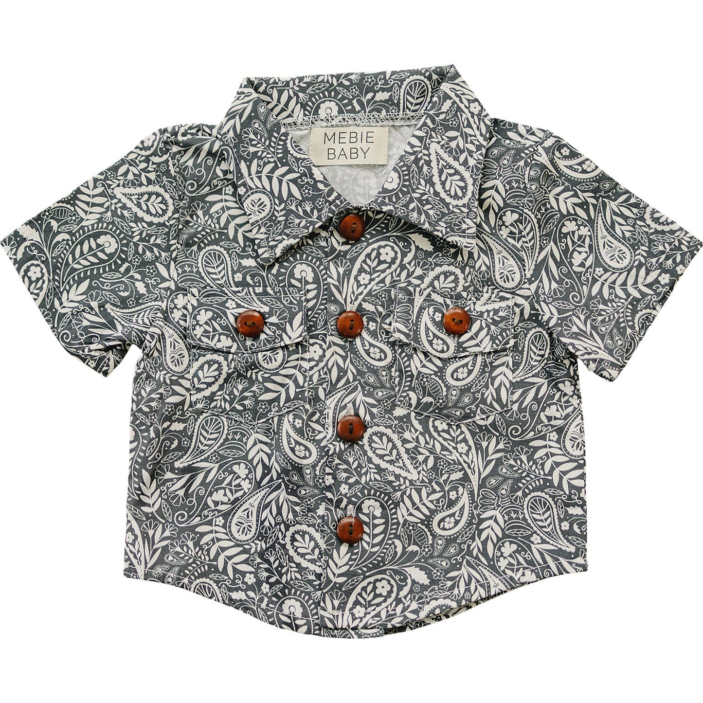 paisley button-up shirt