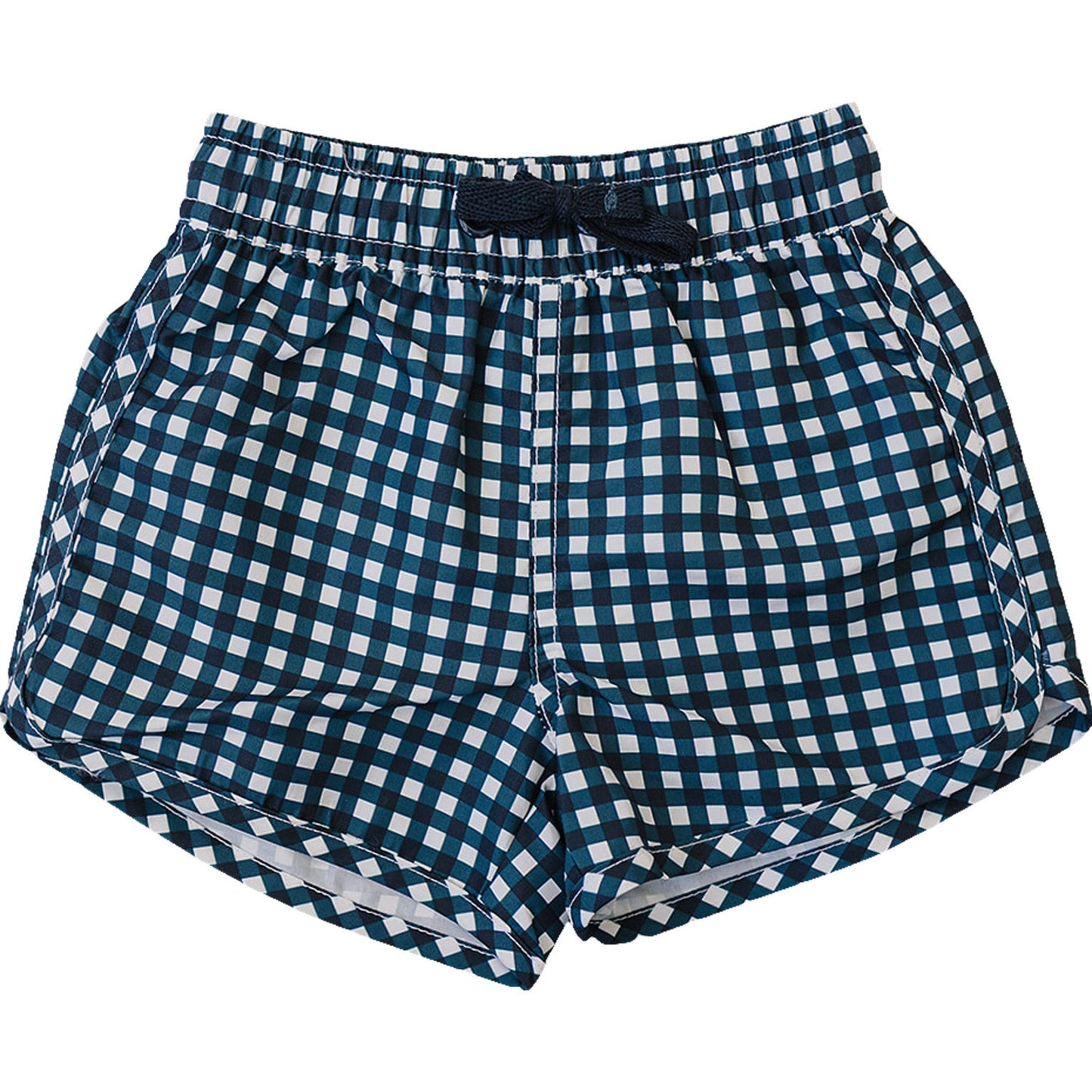 swim shorts // navy gingham (sizing up to 9/10y) *comes in mama + dad match*