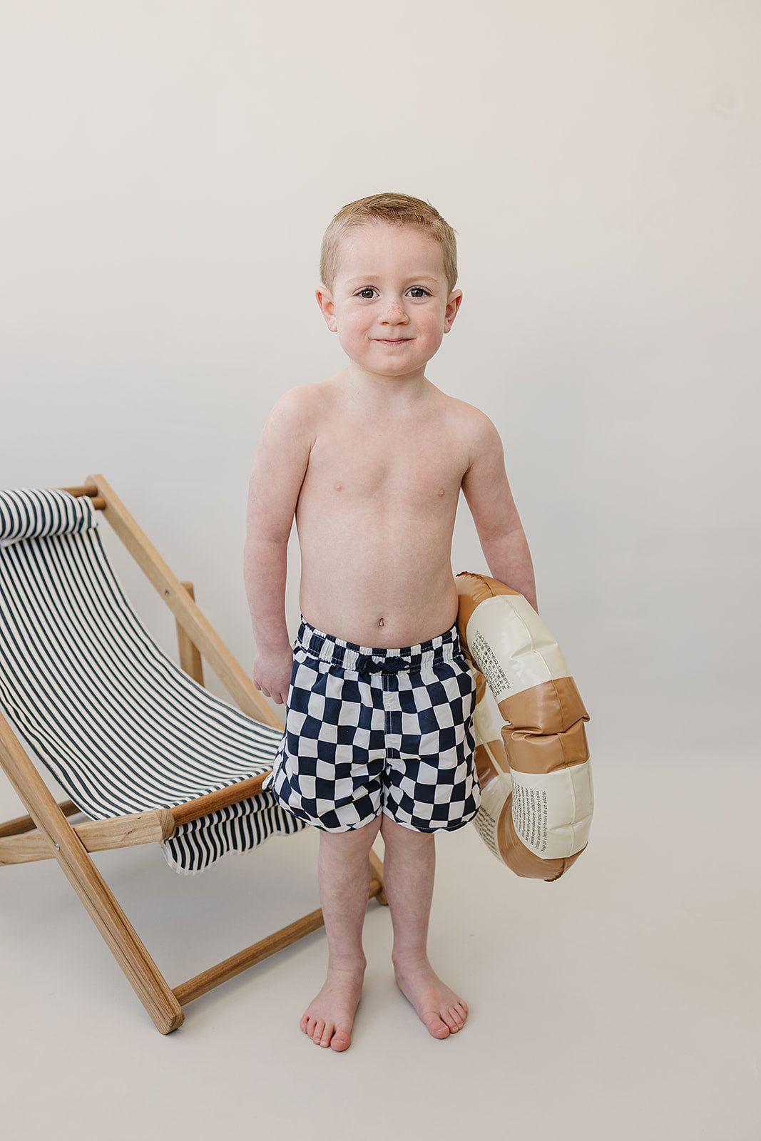 swim shorts // wavy checkered (sizing up to 9/10y)