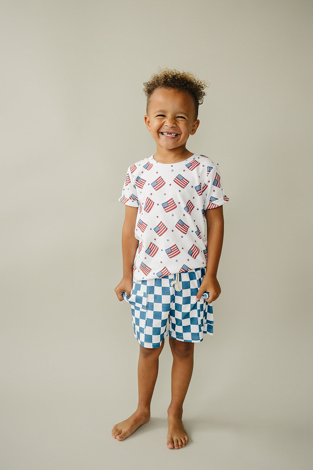 cargo shorts set // patriotic vibes (sizing up to 8/9y)
