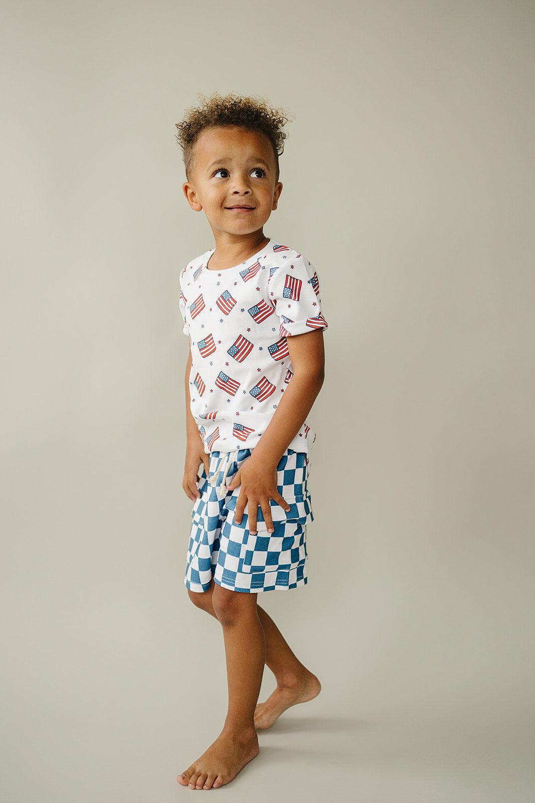 cargo shorts set // patriotic vibes (sizing up to 8/9y)
