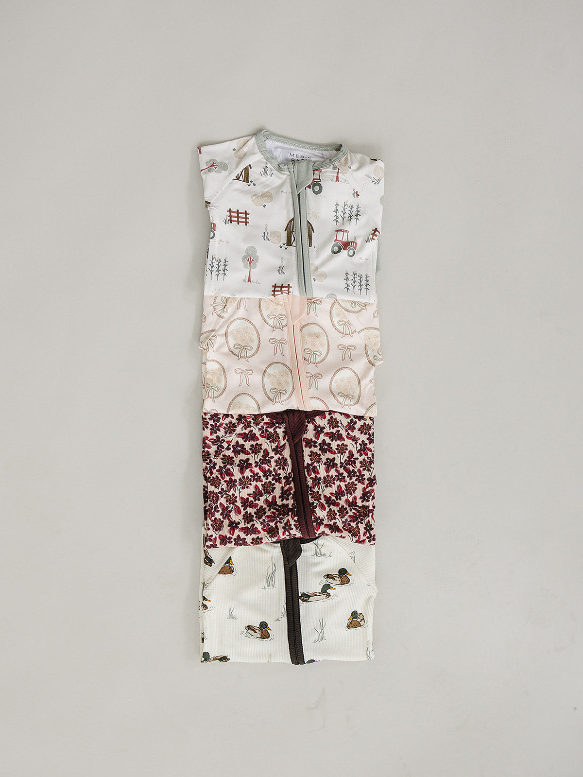 ducks ribbed bamboo pajamas // ZIPPY