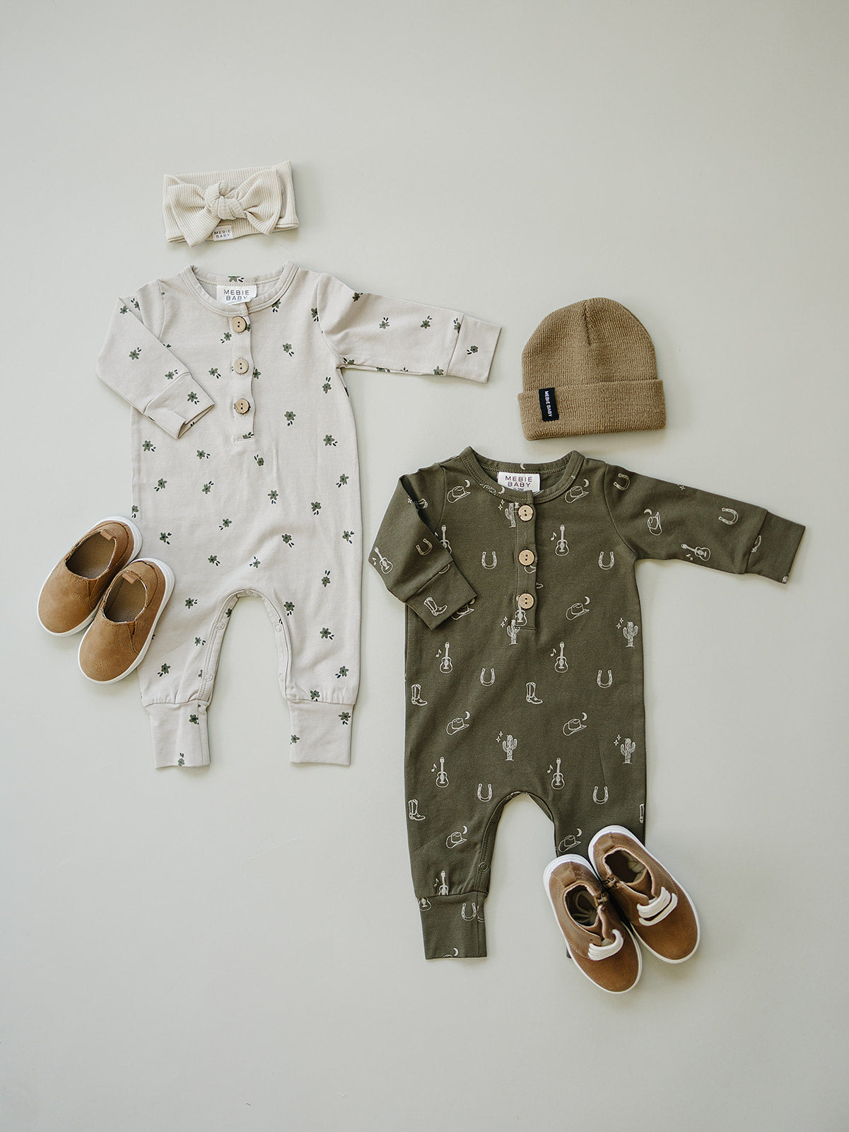 nashville long-sleeve button romper