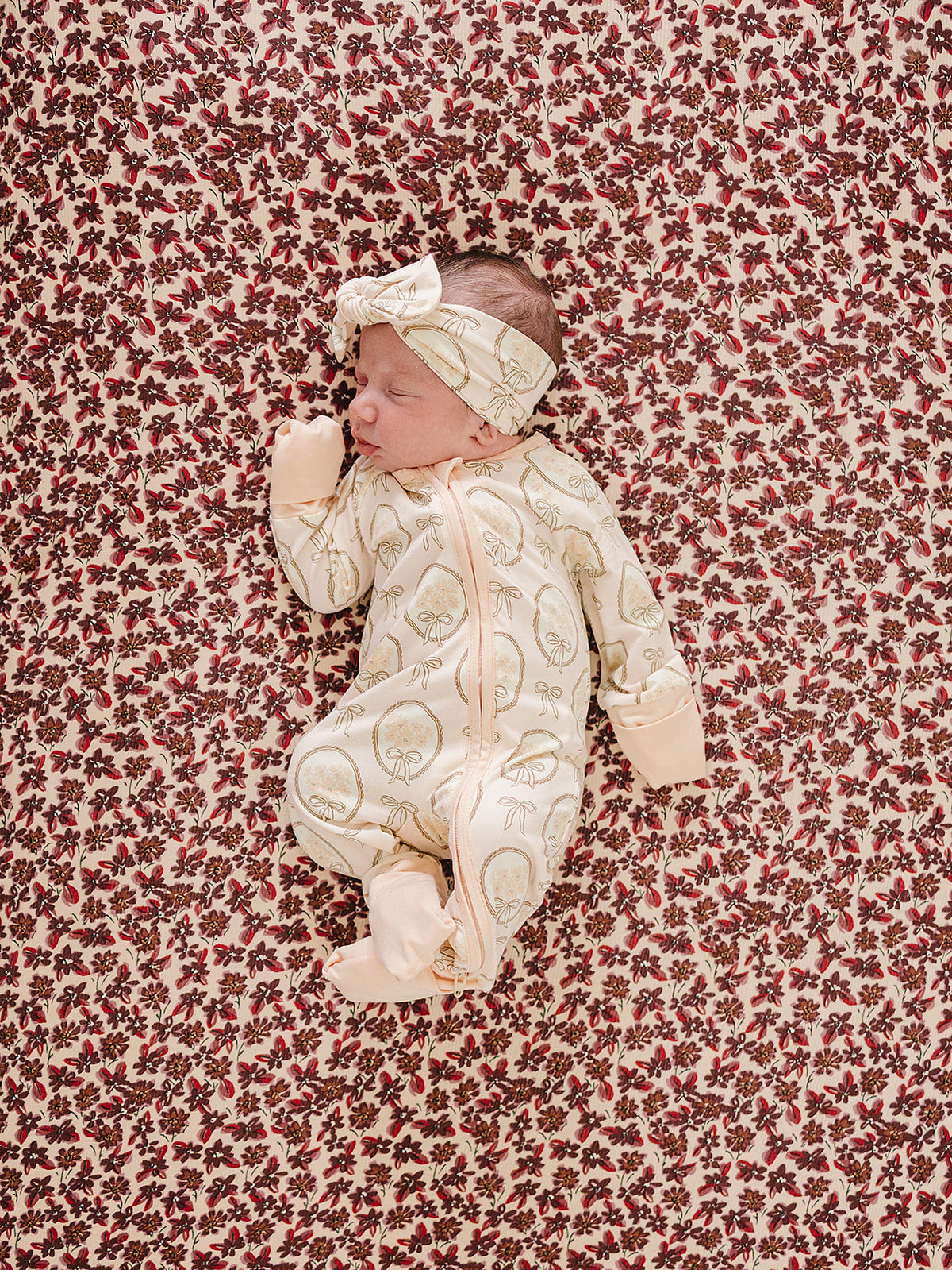 vintage bouquet bamboo pajamas // zippy