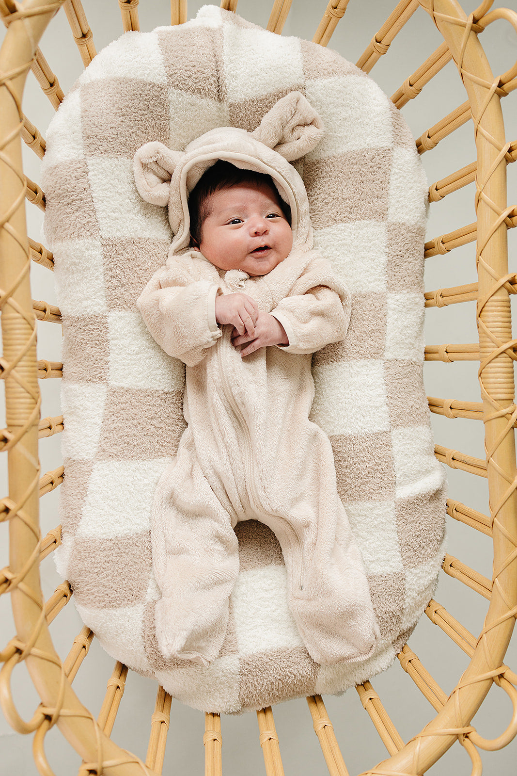 fleece bear hooded zipper