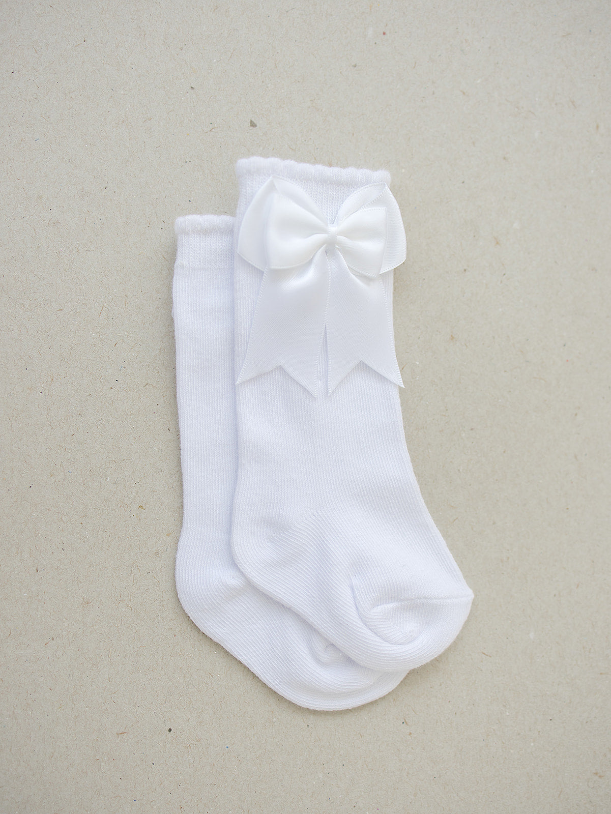 high-rise bow socks