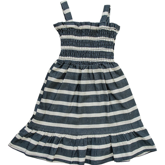 stripe linen dress (sizing up to 11/12y)