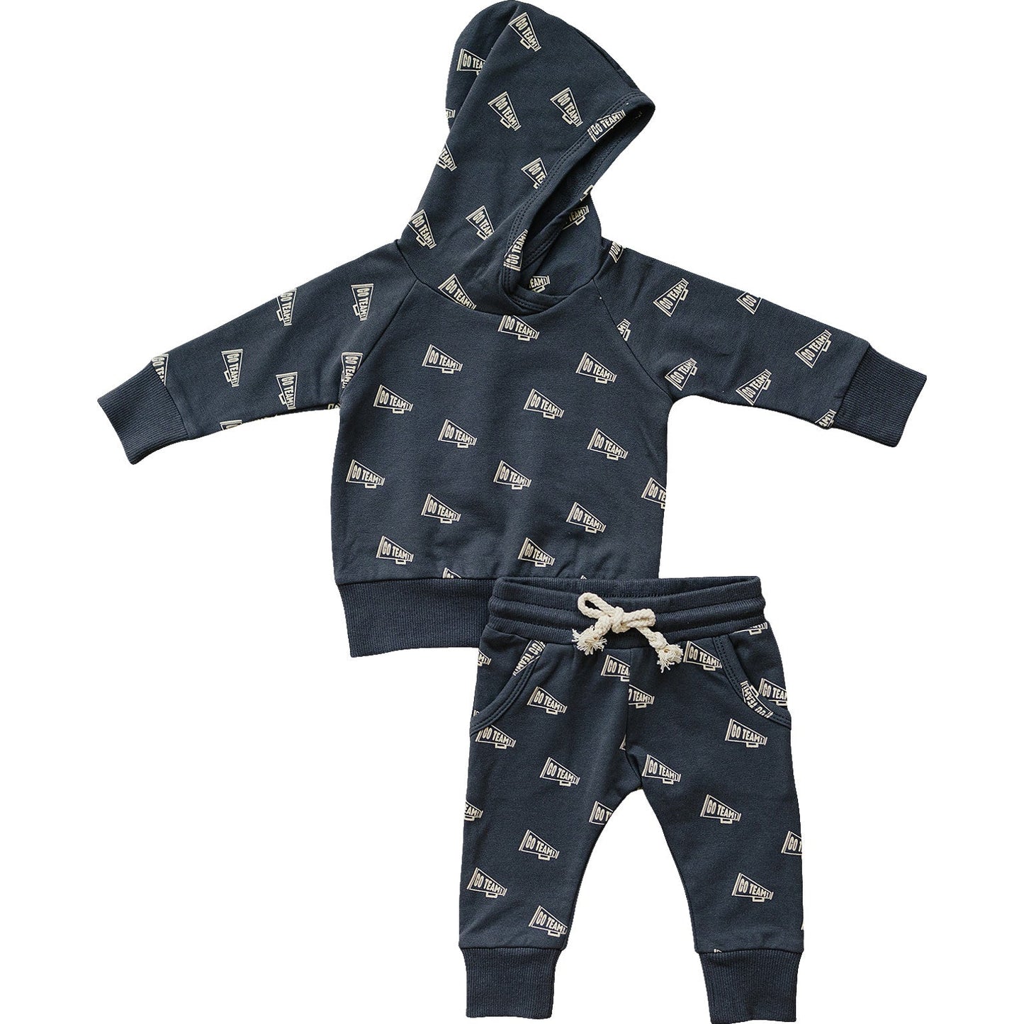 go team hooded french terry set