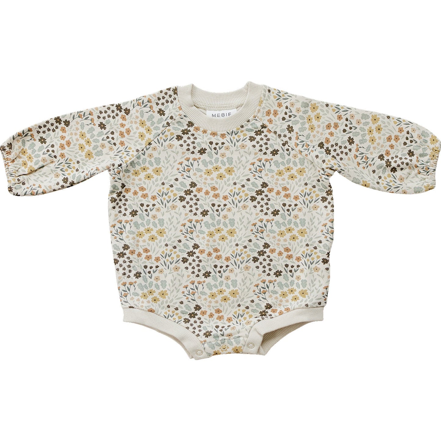 french terry bodysuit // bloom floral