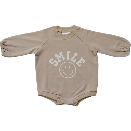 smile french terry bodysuit