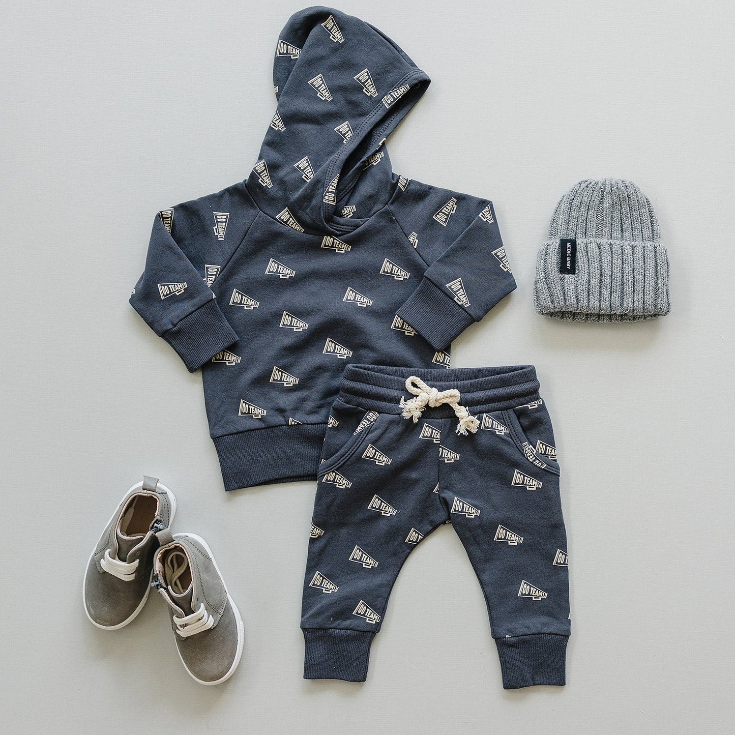 go team hooded french terry set