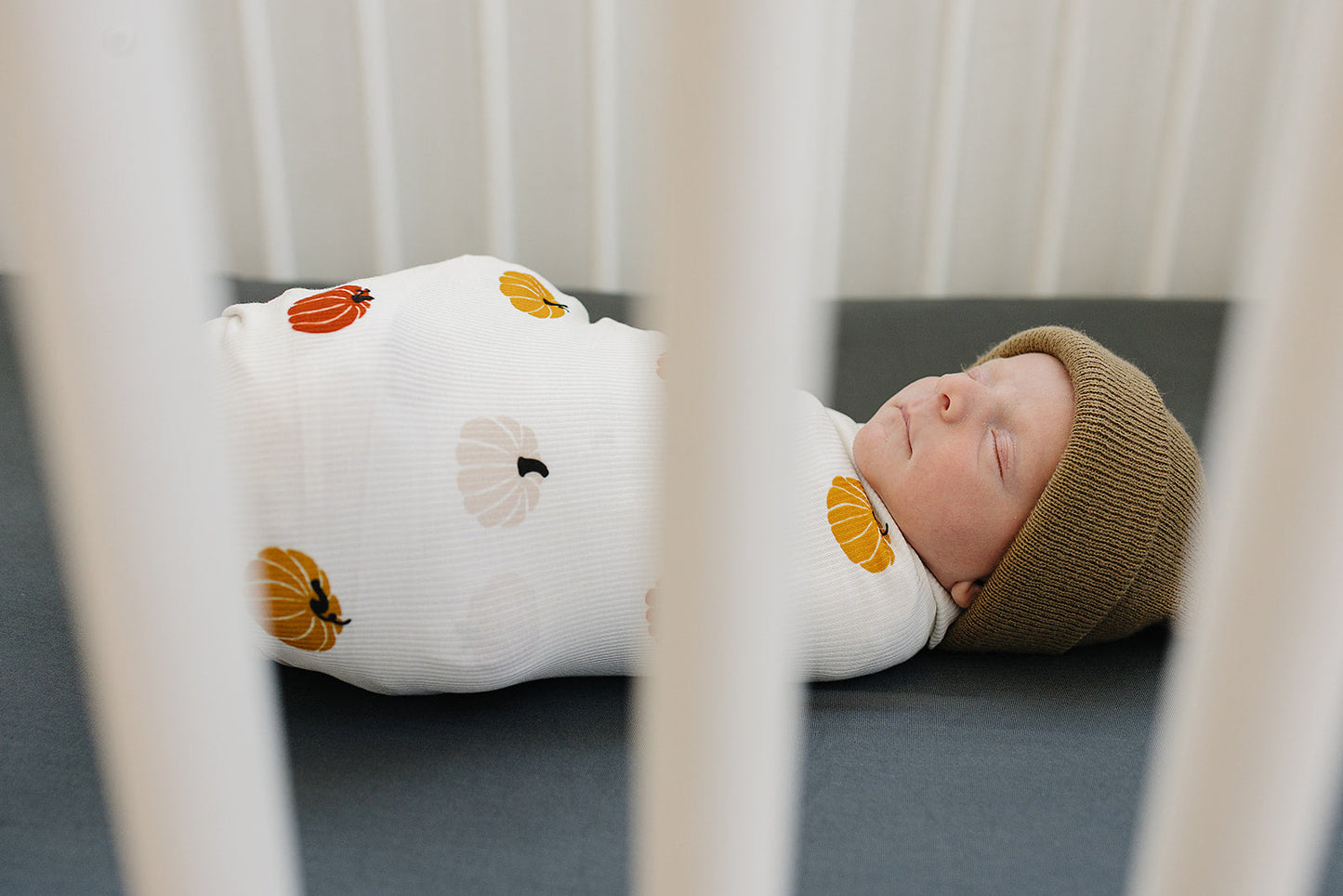 bamboo stretch swaddle // harvest