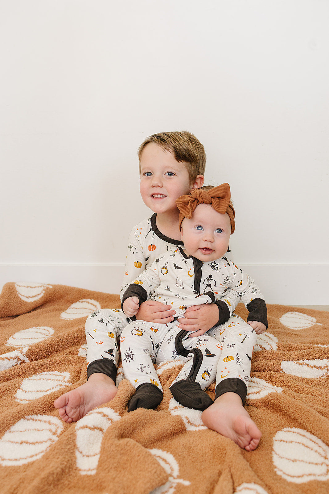 halloween bamboo pajamas // LONG-SLEEVE TWO-PIECE SET