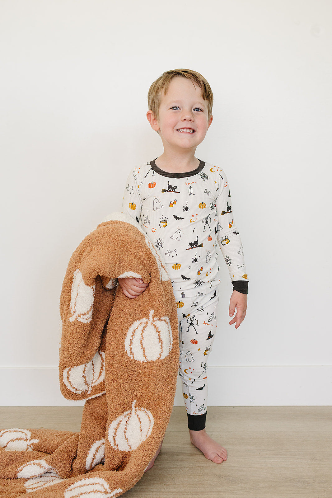 halloween bamboo pajamas // LONG-SLEEVE TWO-PIECE SET