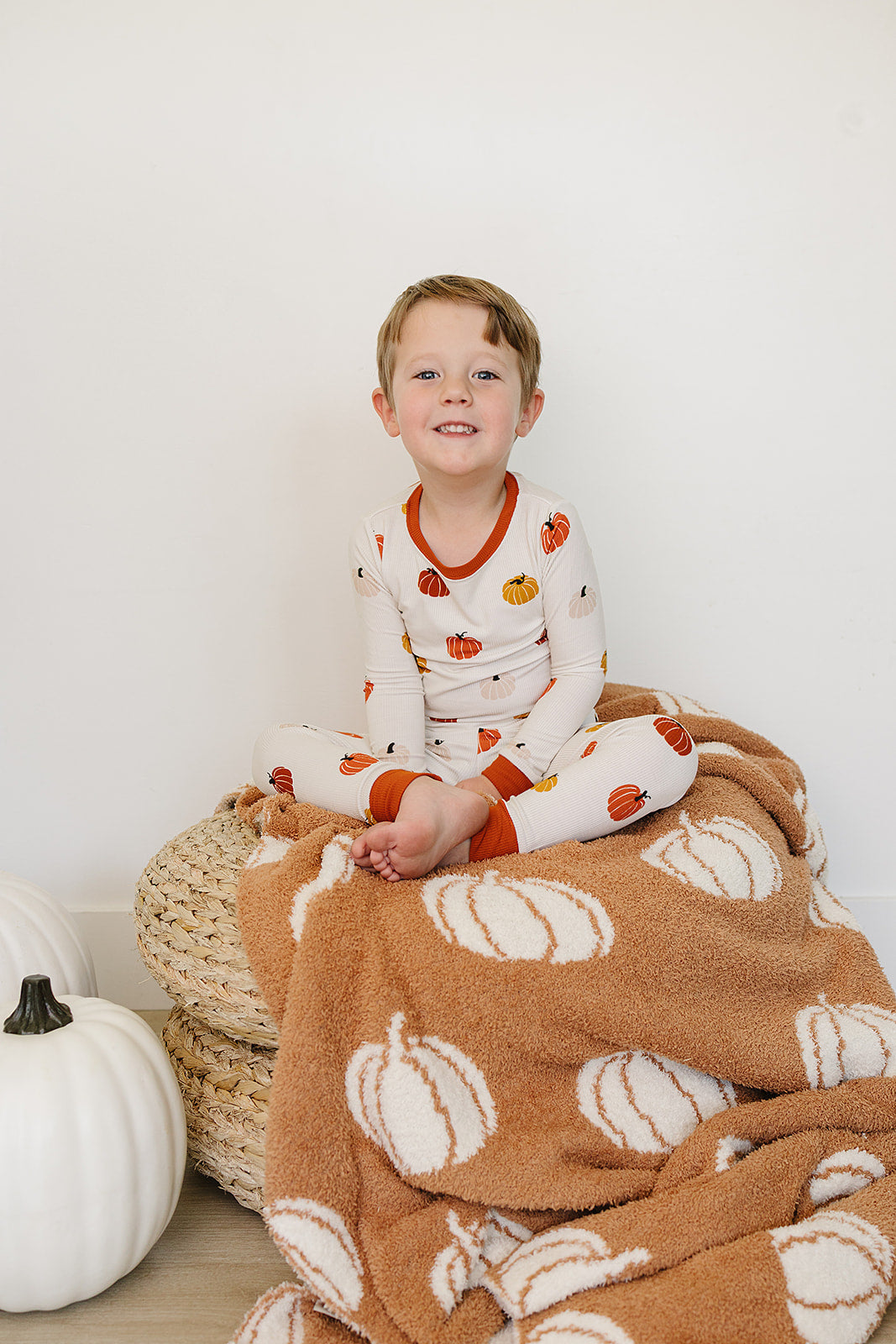 pumpkin plush blanket