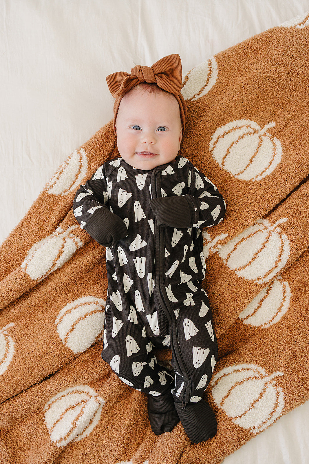 pumpkin plush blanket