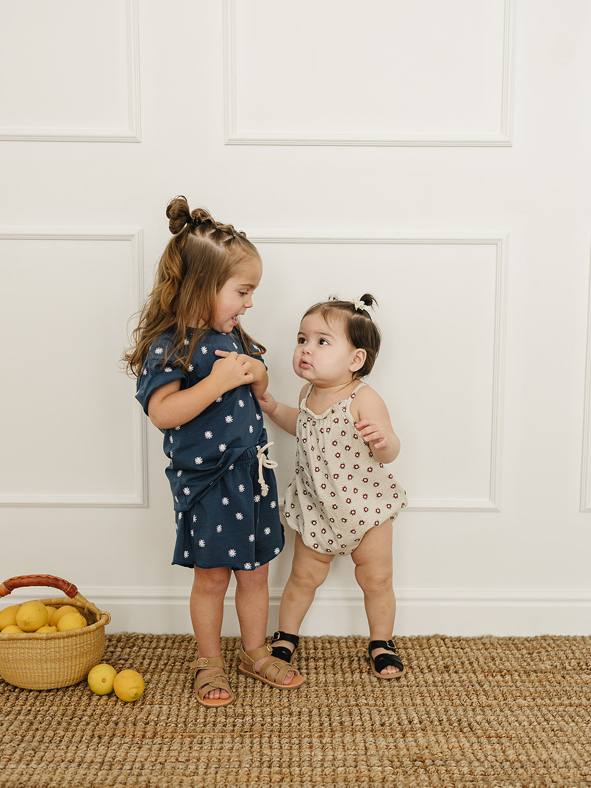 floral tank bubble romper