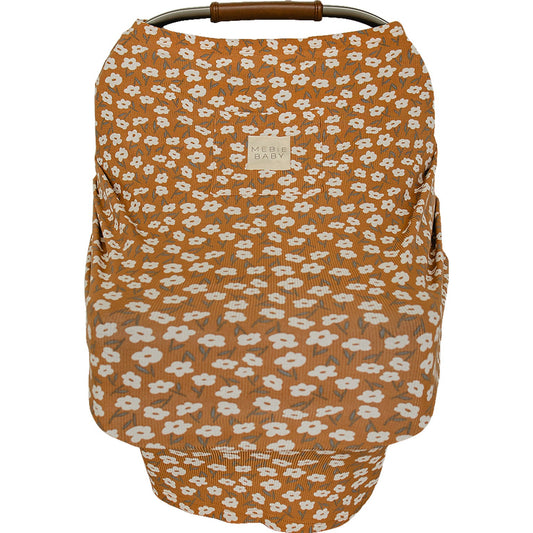 bamboo multi-use cover // mustard floral