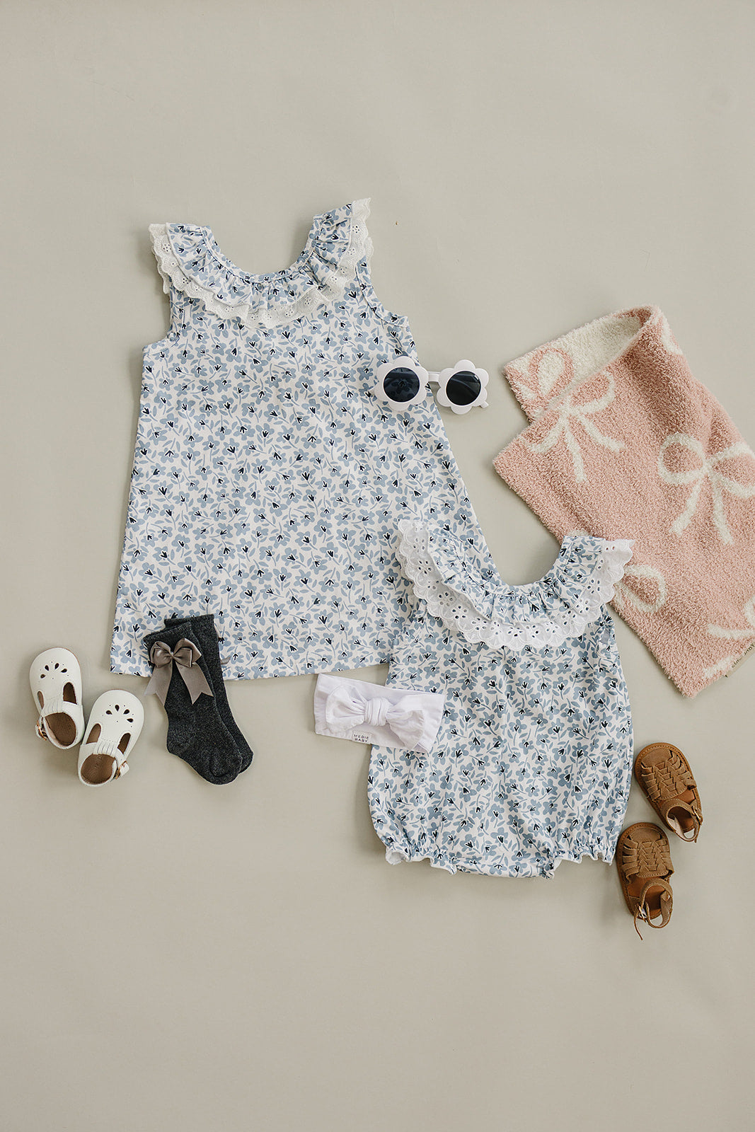 blue blossom dress
