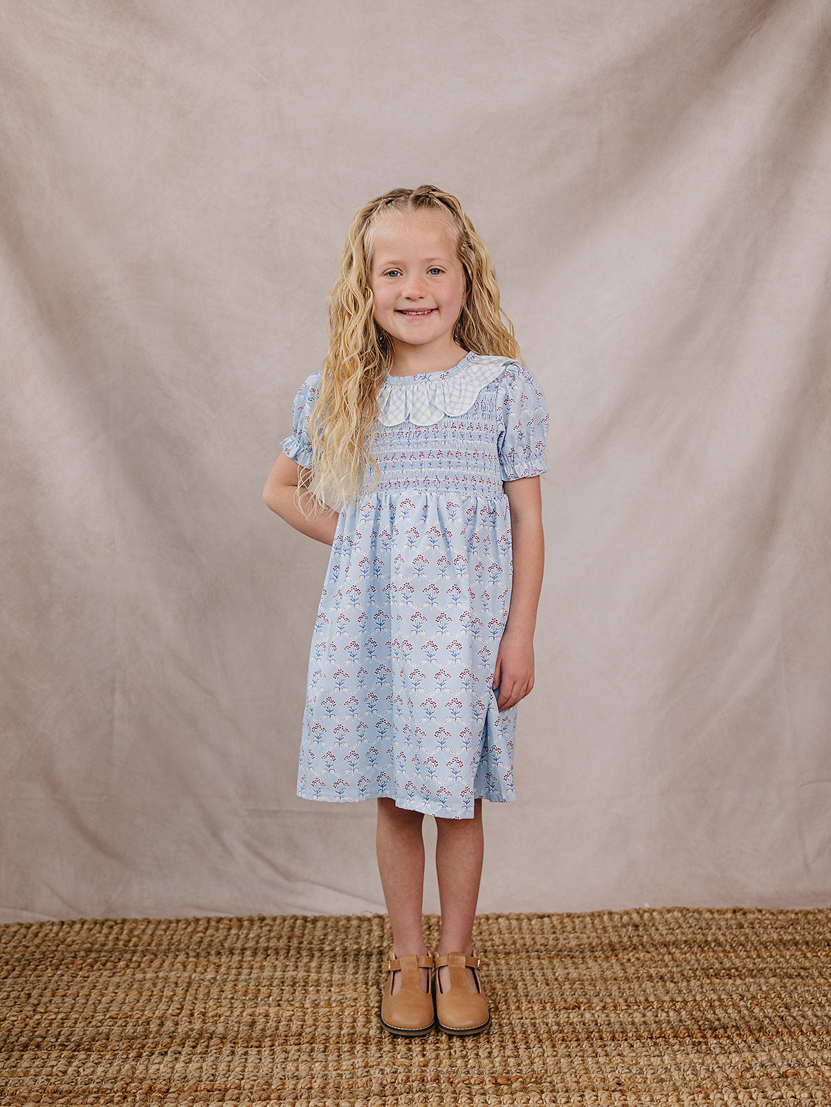 blue meadow dress