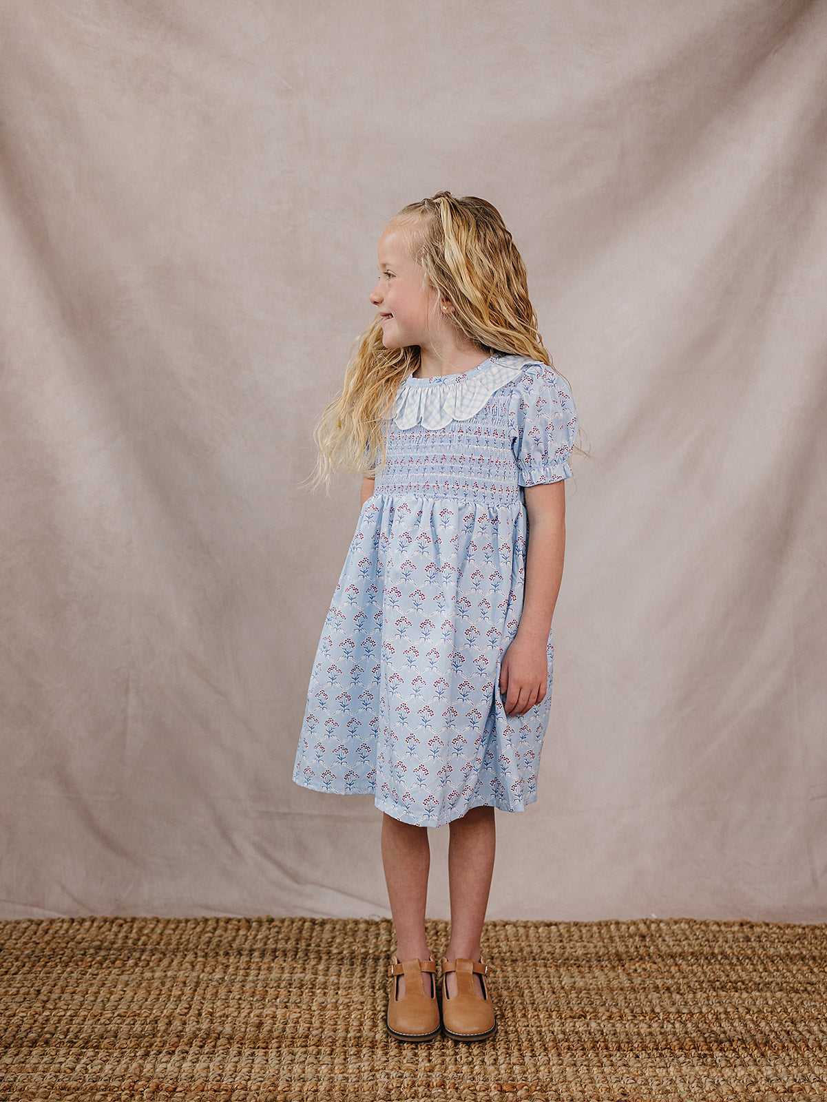 blue meadow dress