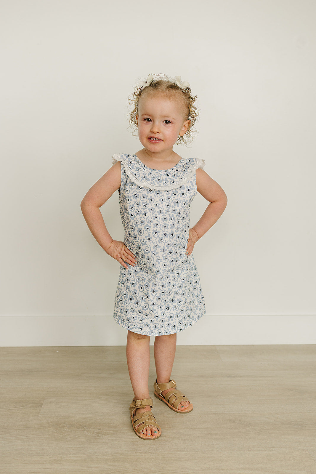 blue blossom dress