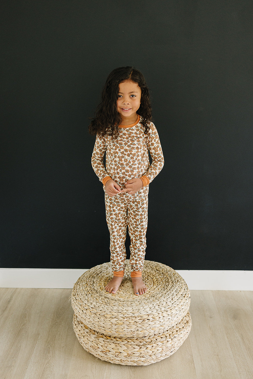 cream magnolia bamboo pajamas // LONG-SLEEVE TWO-PIECE SET