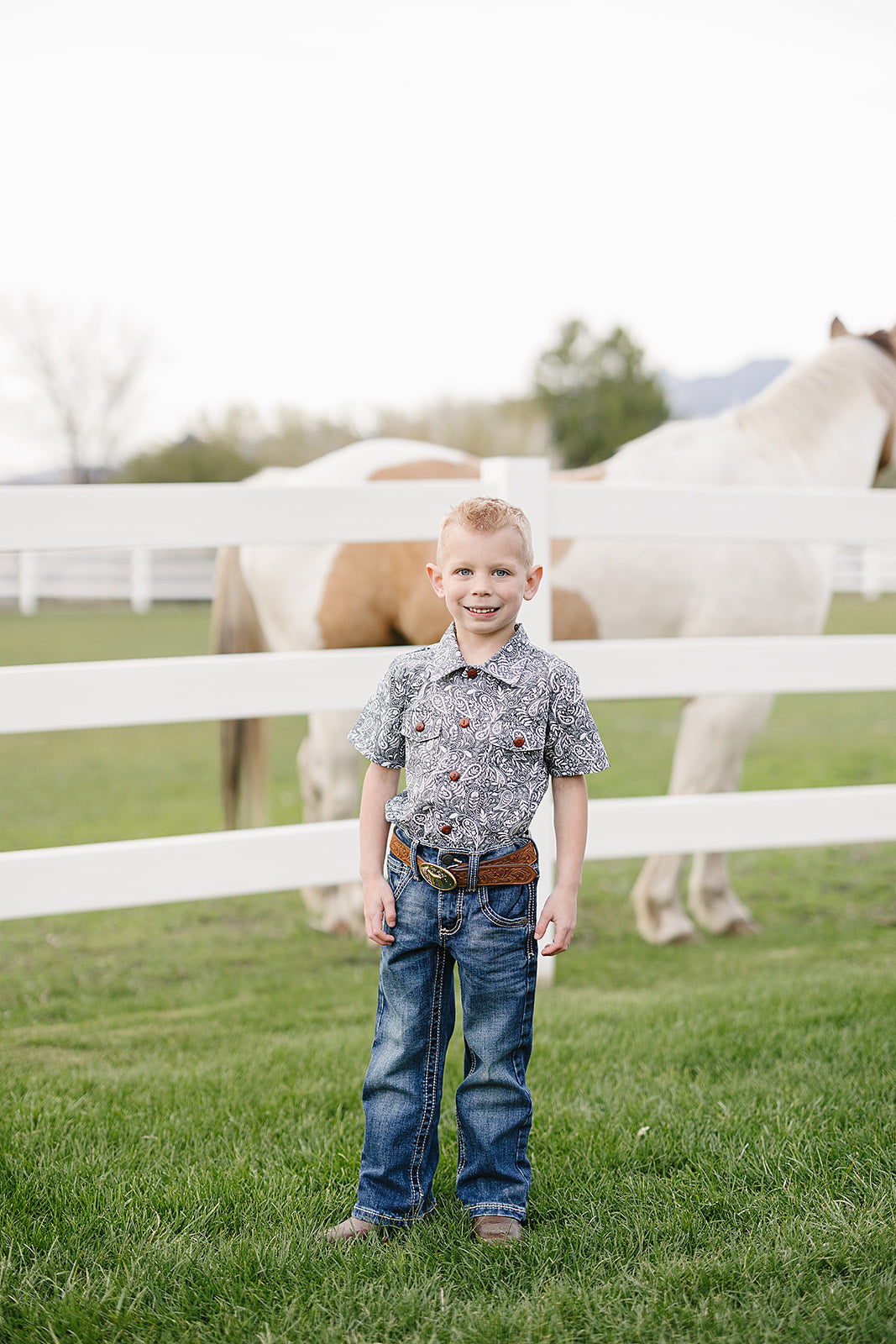 paisley button-up shirt