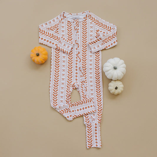 boho daisy bamboo pajamas // ZIPPY