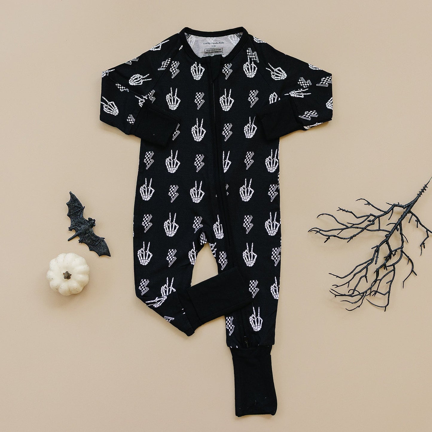 skelly vibes bamboo pajamas // ZIPPY
