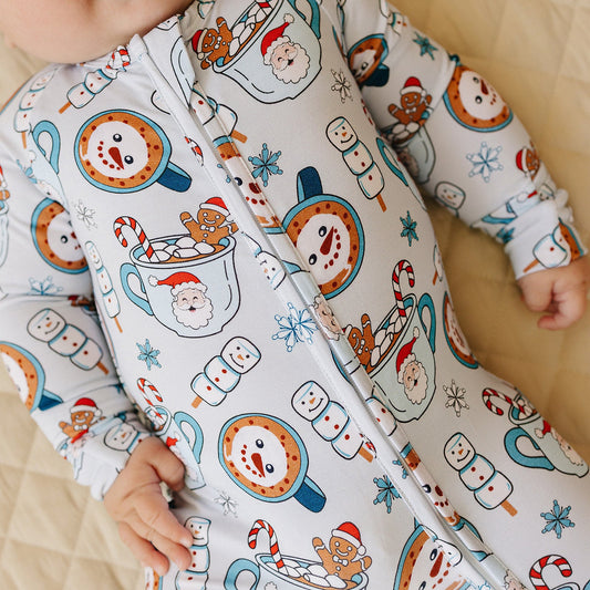hot cocoa bamboo pajamas // ZIPPY