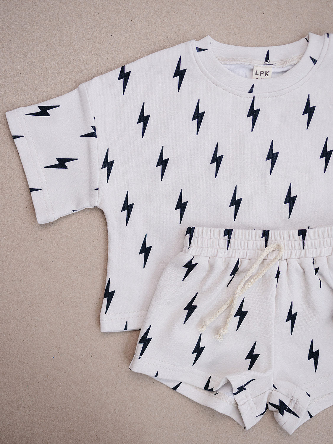 shorts set // little bolt