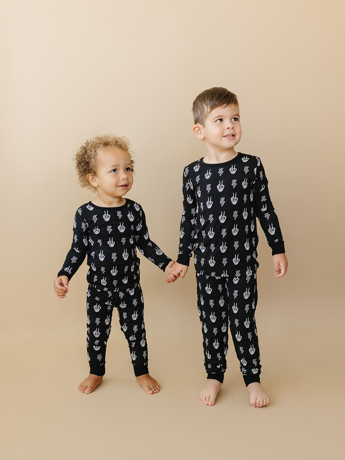 skelly vibes bamboo pajamas // LONG-SLEEVE TWO-PIECE SET