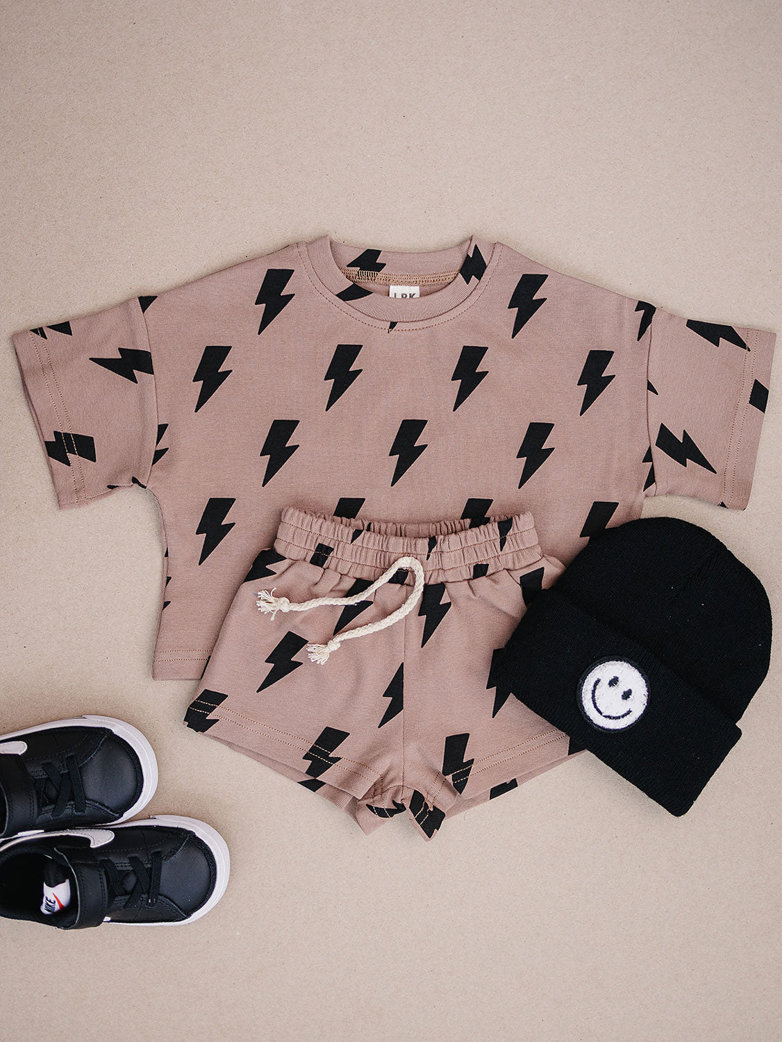 shorts set // mocha bolts