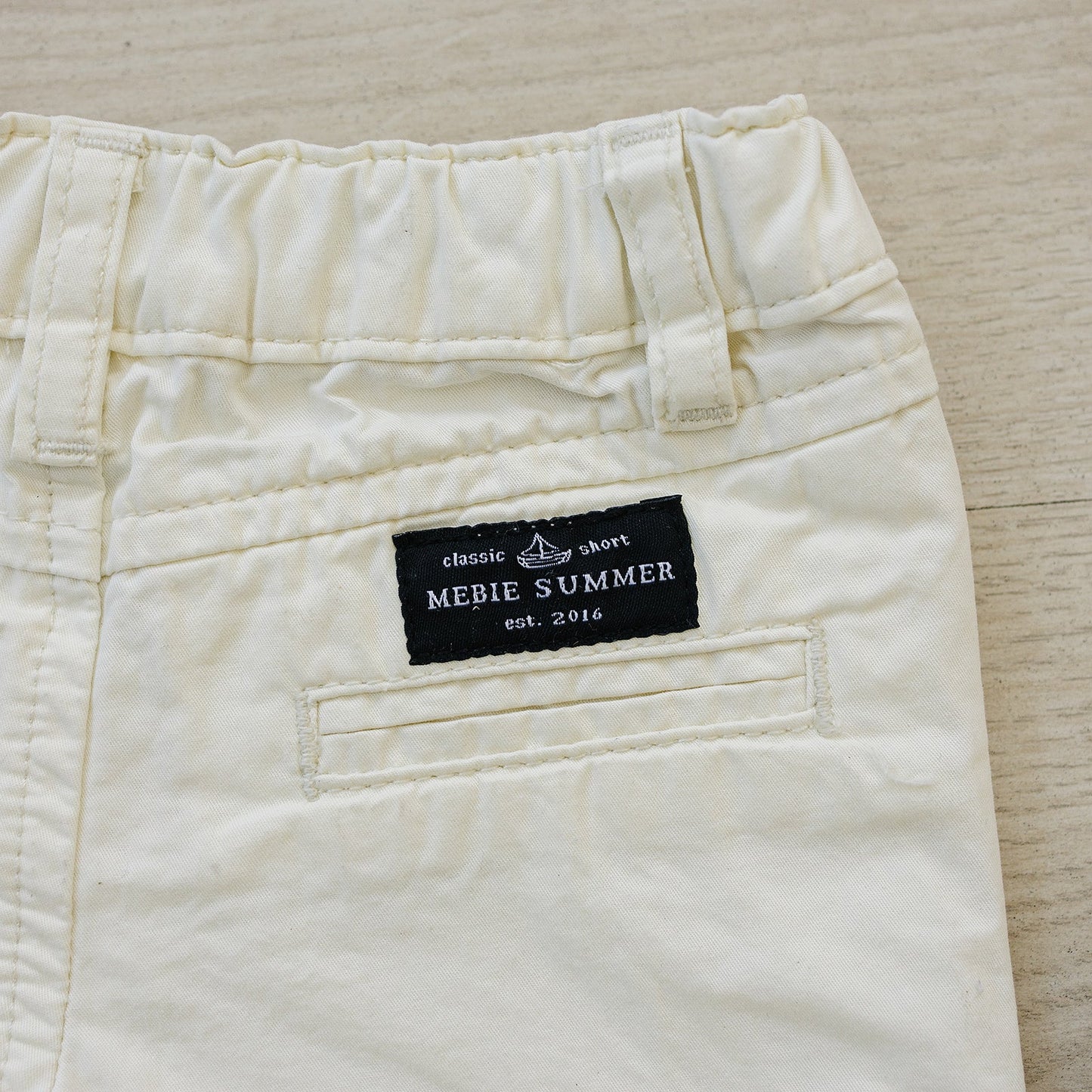 cream chino shorts