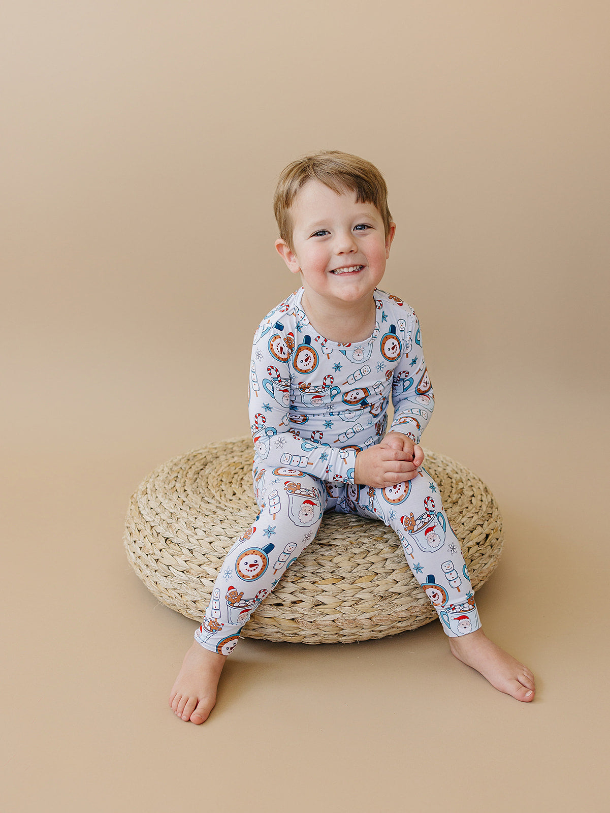 hot cocoa bamboo pajamas // LONG-SLEEVE TWO-PIECE SET