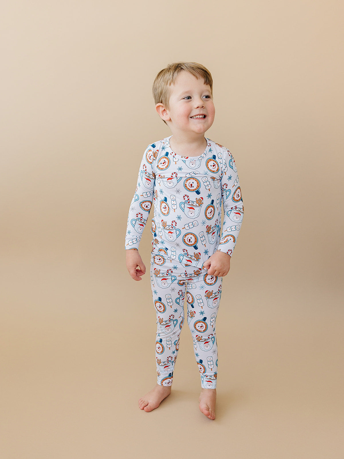 hot cocoa bamboo pajamas // LONG-SLEEVE TWO-PIECE SET