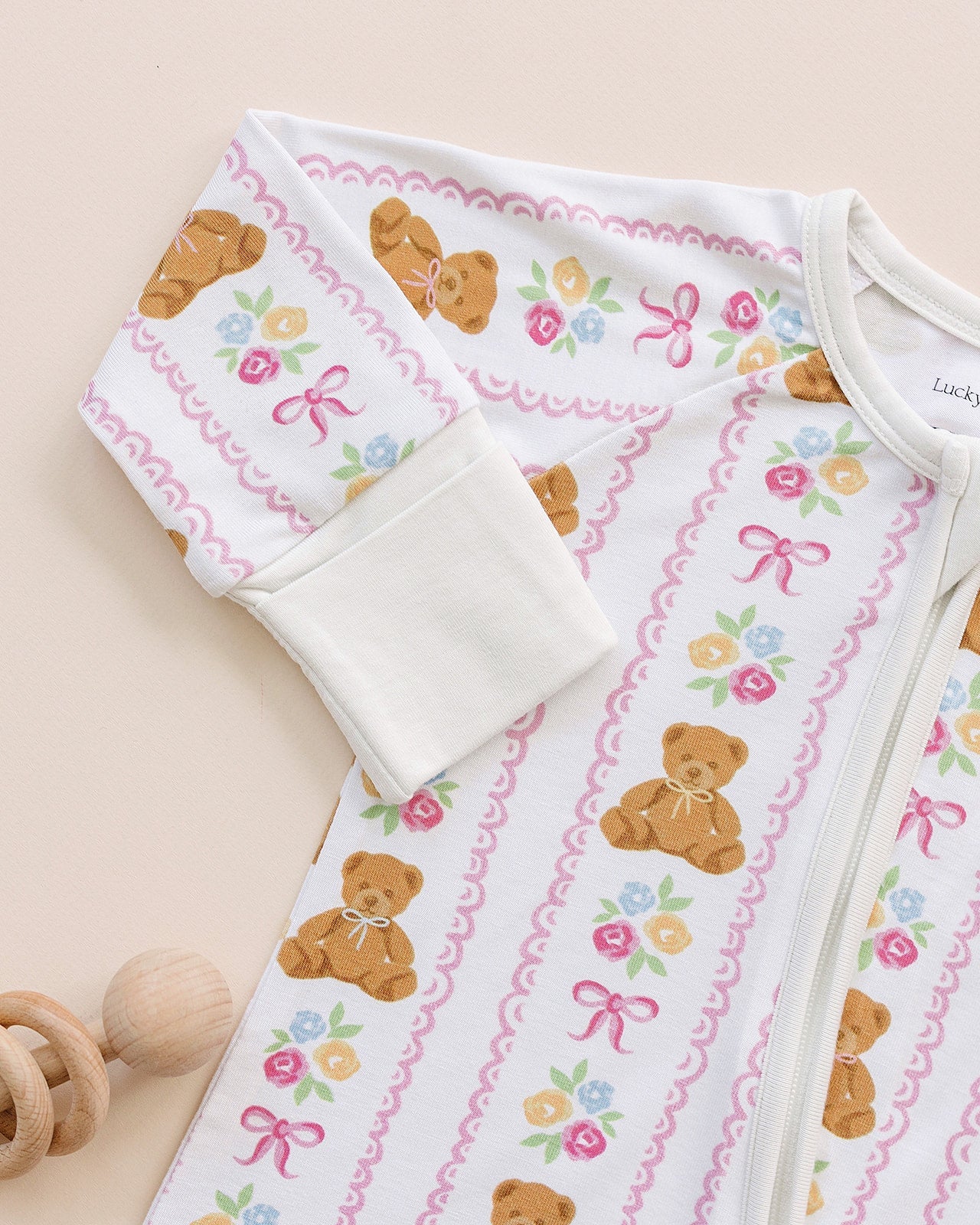 honey bear bamboo pajamas // ZIPPY