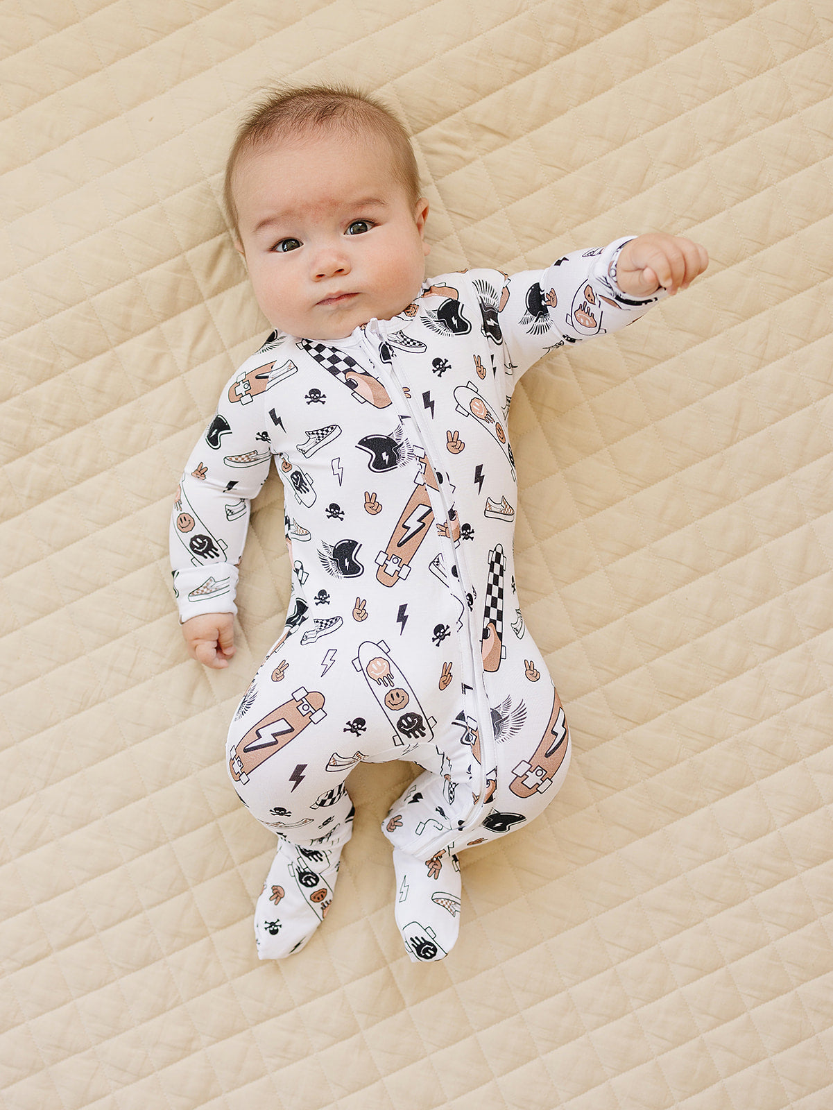 skater bamboo pajamas // ZIPPY