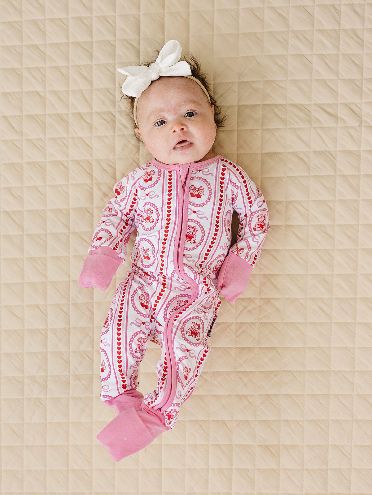 cherry bear bamboo pajamas // ZIPPY