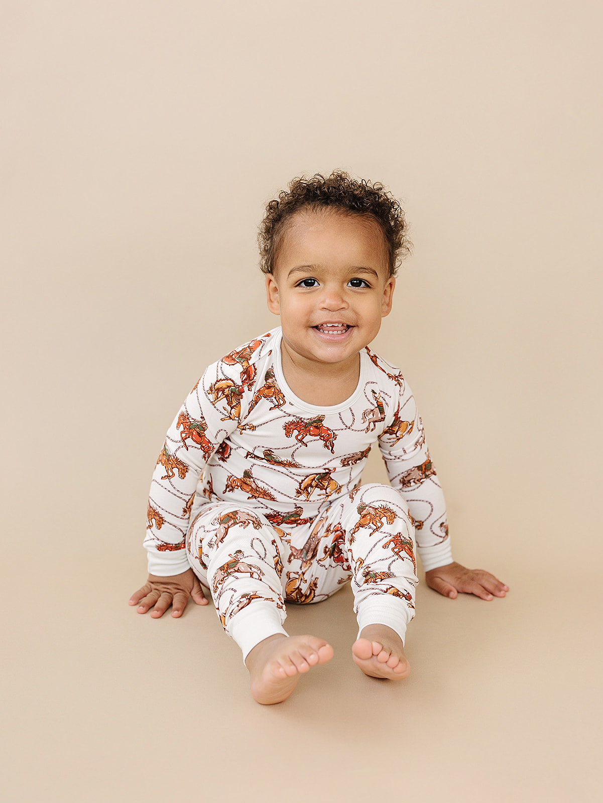 rodeo club bamboo pajamas // LONG-SLEEVE TWO-PIECE SET