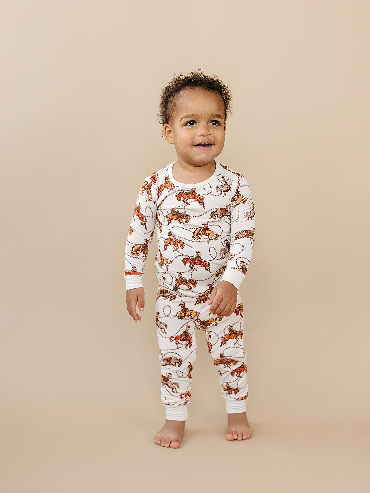 rodeo club bamboo pajamas // LONG-SLEEVE TWO-PIECE SET