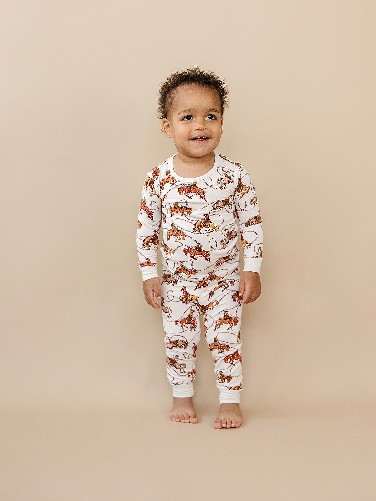 rodeo club bamboo pajamas // LONG-SLEEVE TWO-PIECE SET