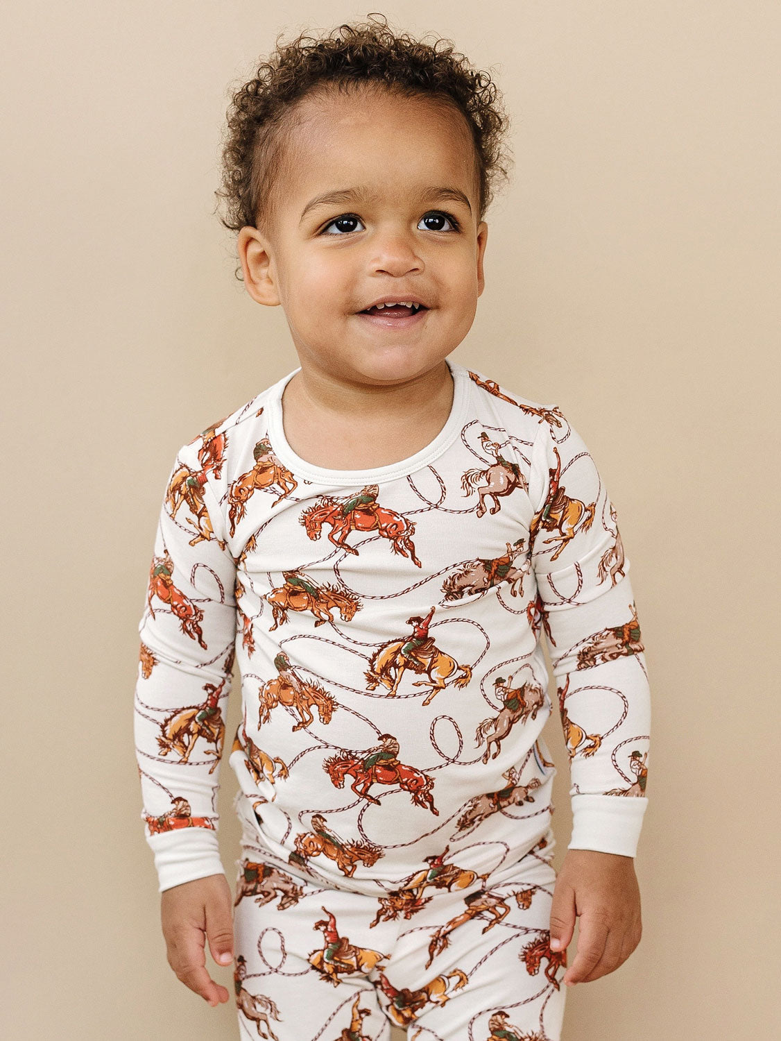 rodeo club bamboo pajamas // LONG-SLEEVE TWO-PIECE SET