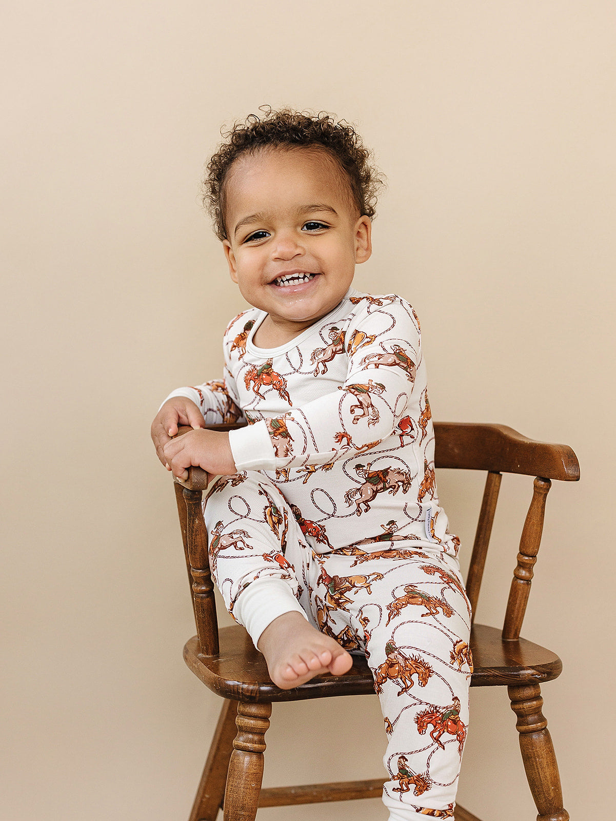 rodeo club bamboo pajamas // LONG-SLEEVE TWO-PIECE SET