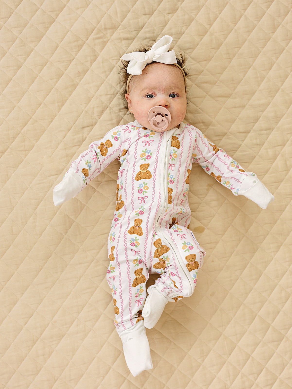 honey bear bamboo pajamas // ZIPPY