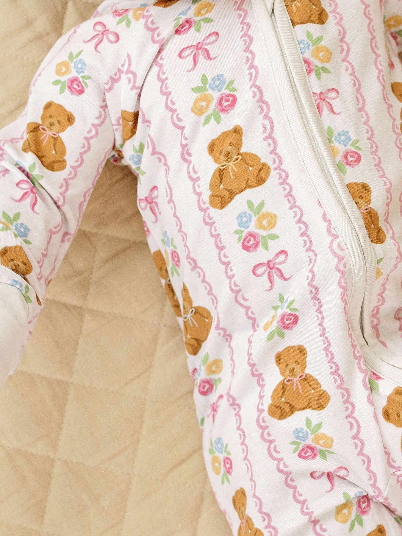 honey bear bamboo pajamas // ZIPPY