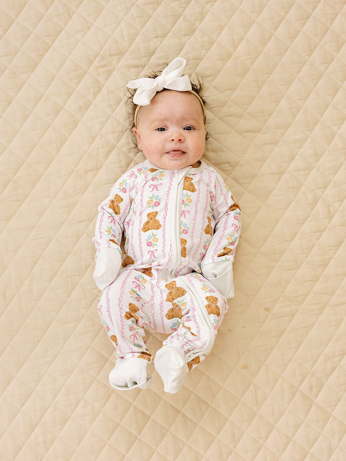 honey bear bamboo pajamas // ZIPPY